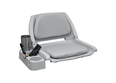 Wise Company WISE 8WD139LS PADDED PLASTIC FOLD DOWN SEAT - GREY